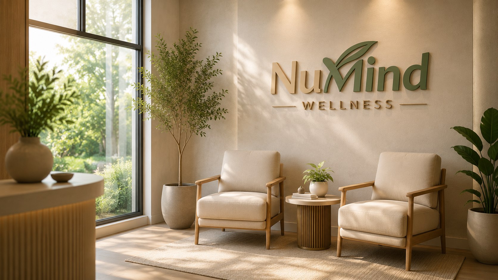 NuMind Wellness calming clinic environment